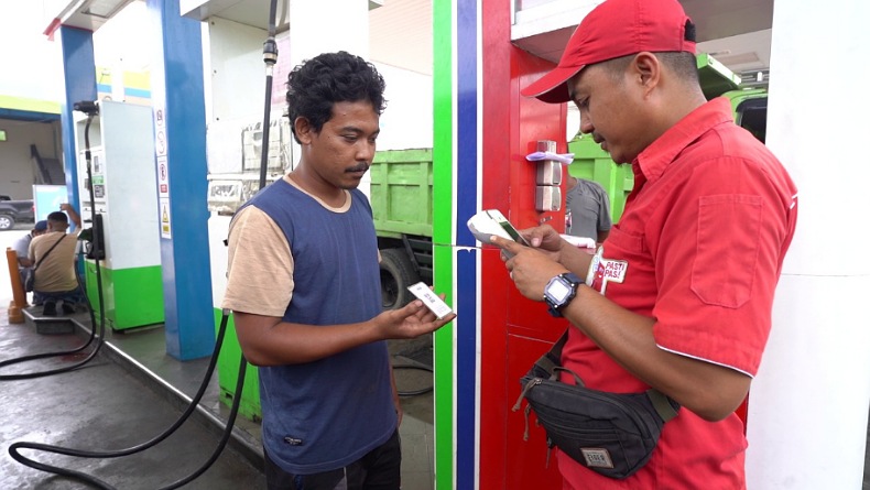 Pembelian Solar di Semua SPBU Sulut Wajib Gunakan QR Code 