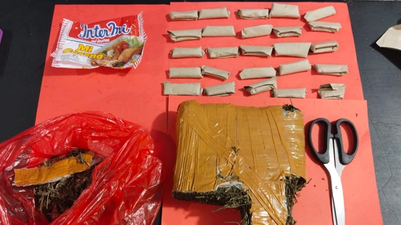  Simpan Ganja di Kemasan Mi Instan, 2 Pria di Lampung Utara Diciduk Polisi
