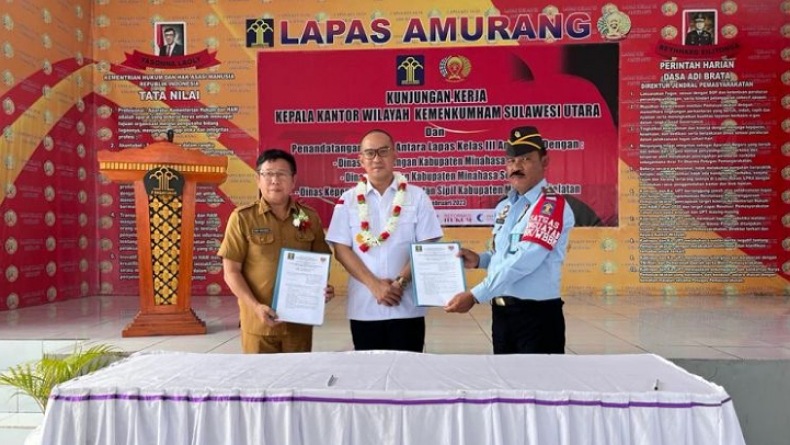 title Lapas Amurang Gandeng 3 Instansi di Minahasa Selatan, Ini Harapan Kemenkumham Lapas Amurang Gandeng 3 Instansi di Minahasa Selatan, Ini Harapan Kemenkumham