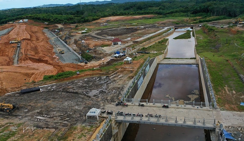 Progres Pembangunan Bendungan Sepaku Semoi sebagai Pasokan Air IKN Nusantara - Bagian 3