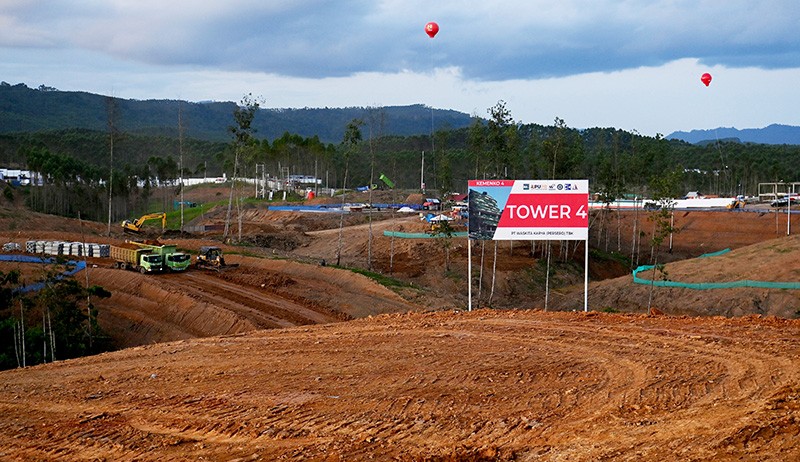 Suasana Pembangunan Kantor Kementerian Koordinator di IKN Nusantara - Bagian 1