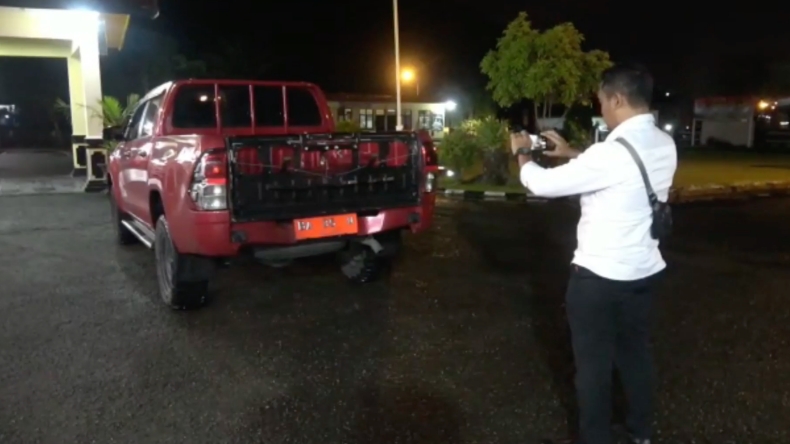 Mobil Dinas Satpol PP Padang Panjang yang Sengaja Dirusak Akhirnya Diamankan Polisi