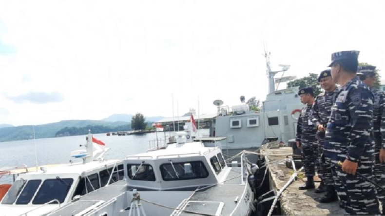 Pangkoarmada I Cek Alutsista Mako Lanal Sabang, Pastikan Pengamanan di Perbatasan Indonesia