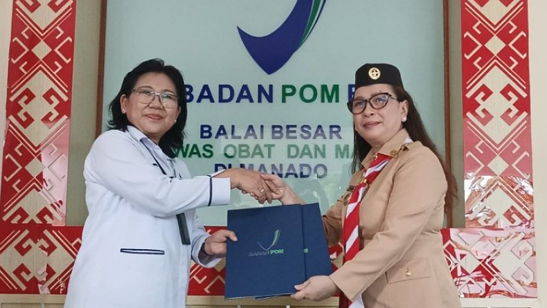 Tingkatkan Ketahanan Konsumen, BPOM Manado Gandeng Kwarda Pramuka 