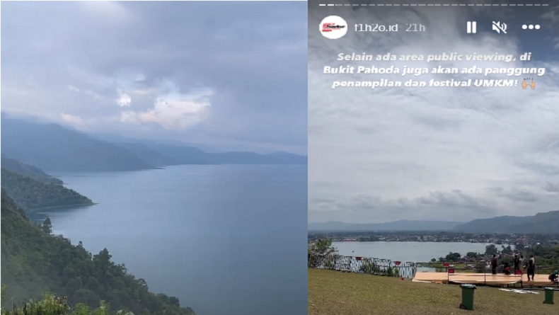 Nonton F1 Powerboat dari Bukit Pahoda, Begini Pemandangannya