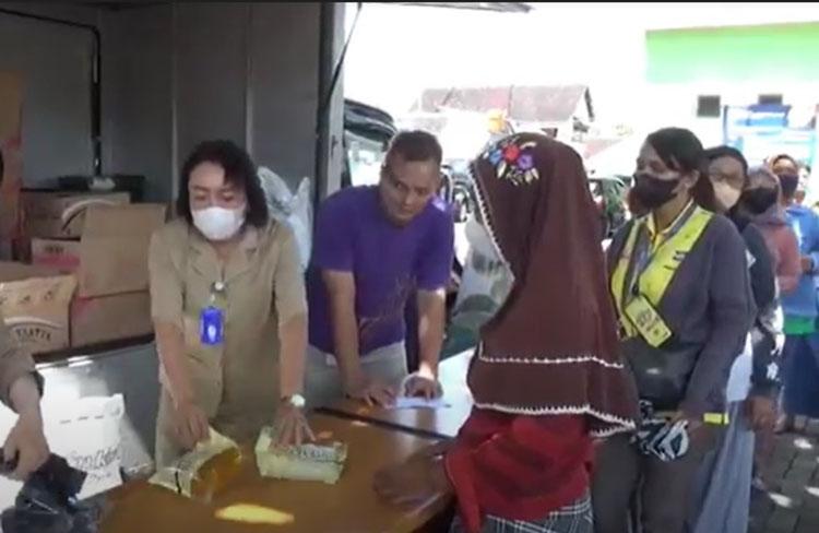 Pasar Murah Jelang Ramadan, Ratusan Warga Gamping Sleman Borong Beras dan Minyak Goreng