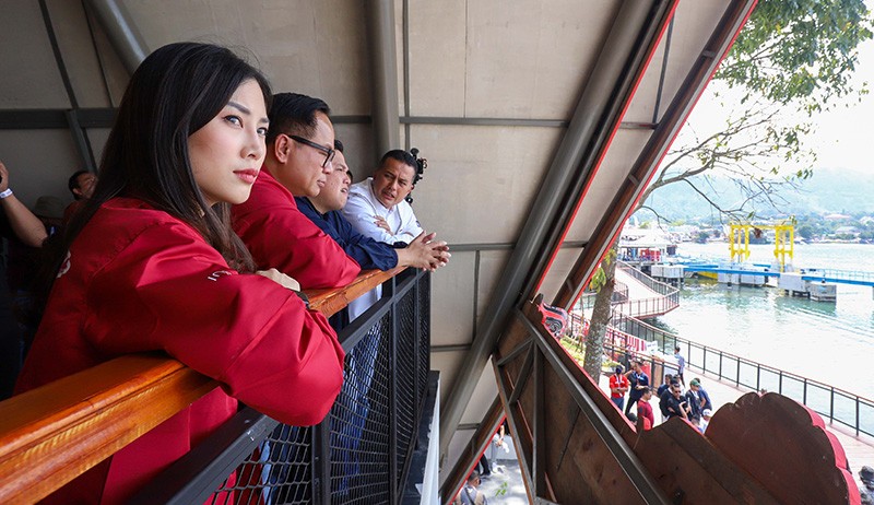 Wamenparekraf Angela Tanoesoedibjo bersama Para Menteri Nobar F1 PowerBoat - Bagian 1