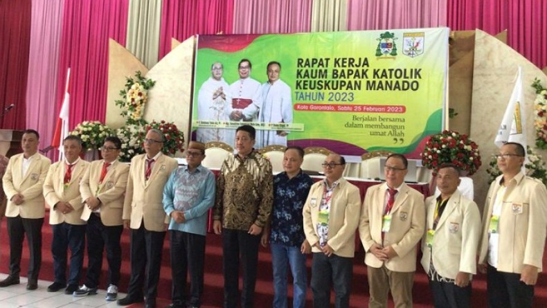 Kaum Bapak Katolik Diminta Kembangkan Moderasi Beragama di Gorontalo 