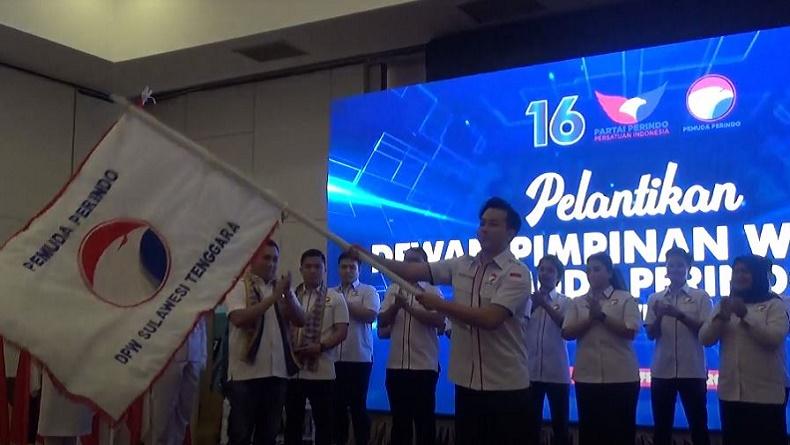 Resmi, Steven Stenly Pimpin DPW Pemuda Perindo Sultra