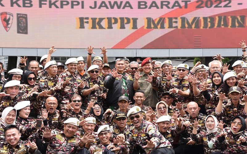 Pangdam Siliwangi Beri 3 Pesan Ini saat Pelantikan Pengurus FKPPI Jabar