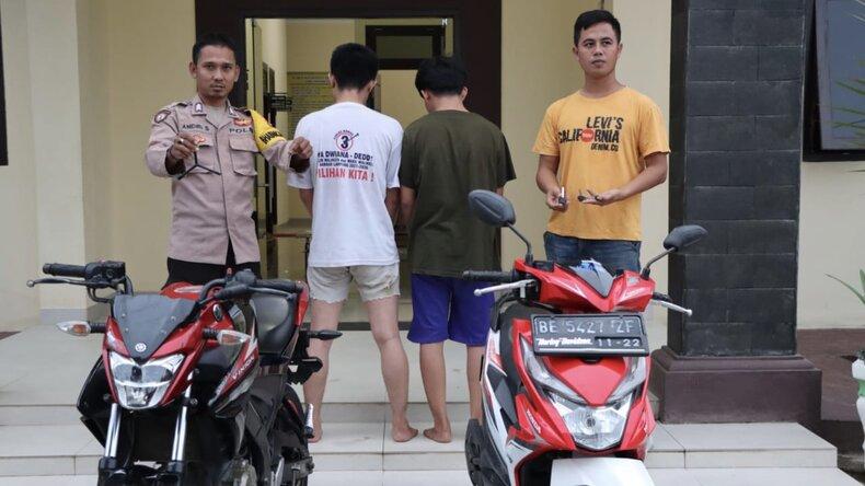 Anak Kades di Tanggamus Curi Motor, Uangnya untuk Foya-Foya