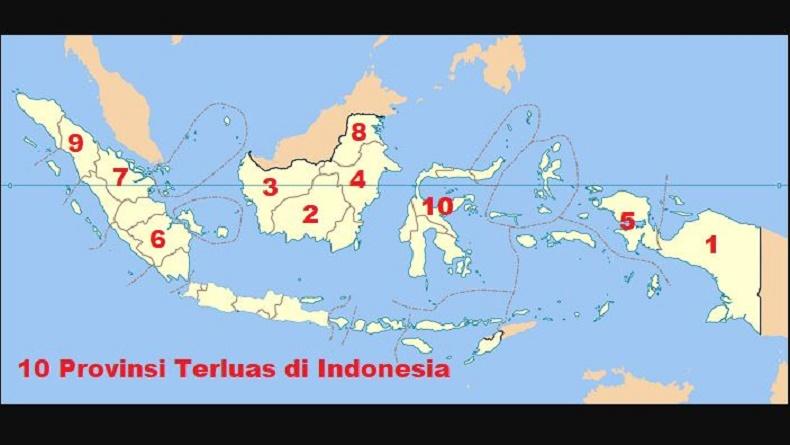 Provinsi Terluas di Indonesia, Posisi Papua Tergeser