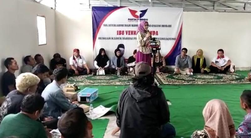 Venna Melinda Kunjungi Dapil Jatim VI, Ini Harapan Ketua DPD Partai Perindo Tulungagung