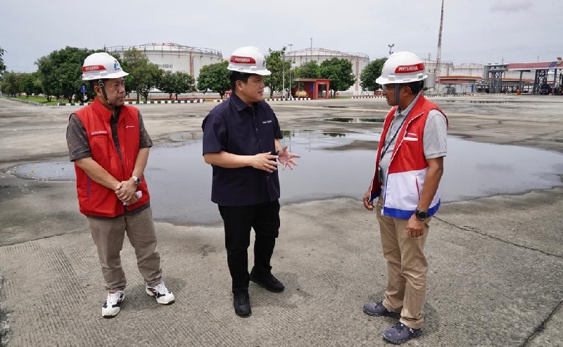 Erick Thohir di Plumpang: Saya Pastikan Investigasi oleh Pertamina Optimal