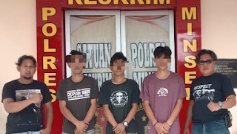 Viral Pengeroyokan Anak Sekolah di Pertokoan Amurang Minahasa Selatan, 3 Tersangka Diciduk Polisi