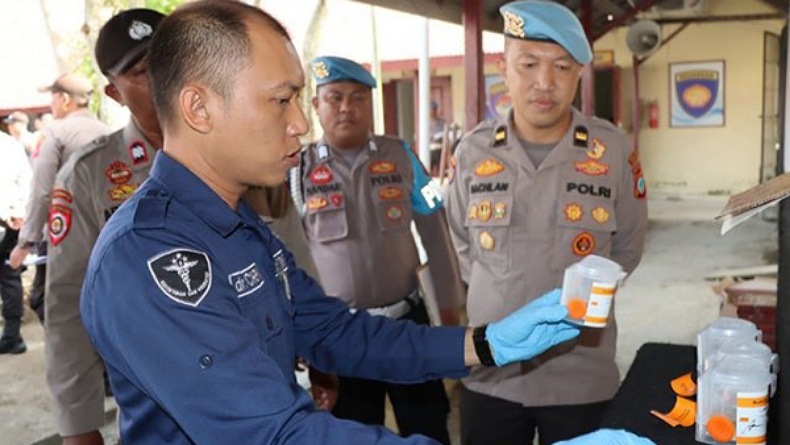 Polres Kotamobagu Tes Urine Acak dan Mendadak, Ada Apa?