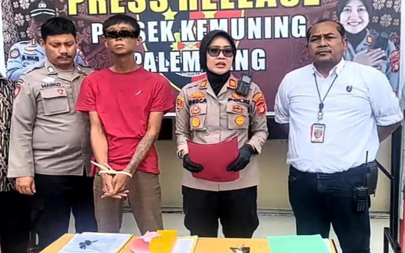 Terekam CCTV Curi Motor Tetangga, Residivis Ini Babak Belur Diamuk Massa