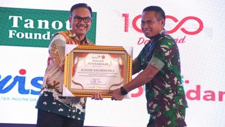 Kodam XIII/Merdeka Raih Penghargaan Percepatan Penurunan Stunting
