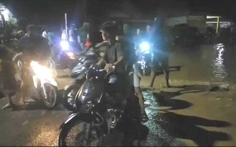 2 Sungai Besar Meluap, Warga di Muara Enim Mulai Meninggalkan Rumah 