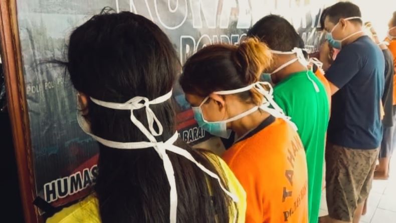 Operasi Antik 2023, Polisi Tangkap 8 Pengedar Sabu dan Ganja di Bangka Barat