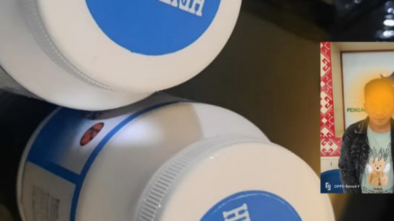 Pengedar Ribuan Obat Terlarang Jenis Hexymer di Manado Ditangkap 