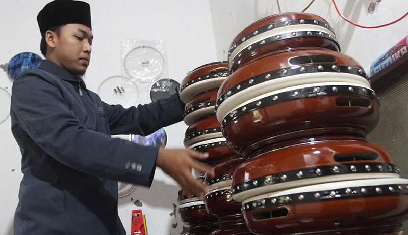 Kerajinan Rebana Banjir Pesanan - Bagian 2