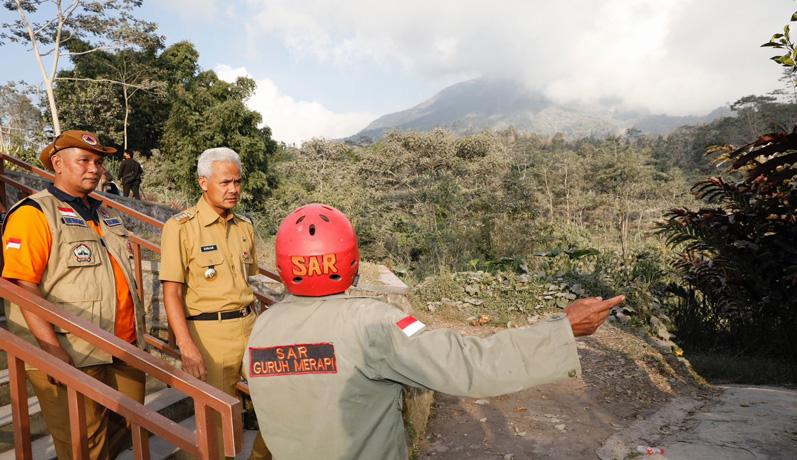 Aktivitas Merapi Fluktuatif, Ganjar: Masyarakat Lebih Paham dengan Tanda Alam