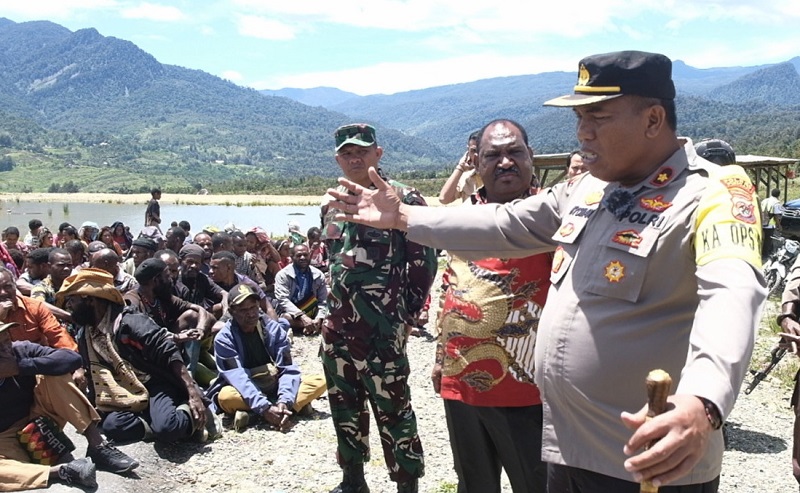 Informasi Mutilasi di Distrik Meagabume, Kapolres Puncak: Berita Itu Hoaks