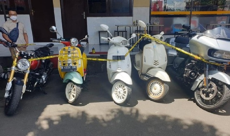 Kendaraan Crazy Rich Wahyu Kenzo yang Disita Polisi Harganya Fantastis, Ada Vespa Rp465 Juta
