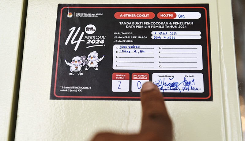 Presiden Jokowi Ikuti Coklit Data Pemilih Pemilu 2024 - Bagian 3