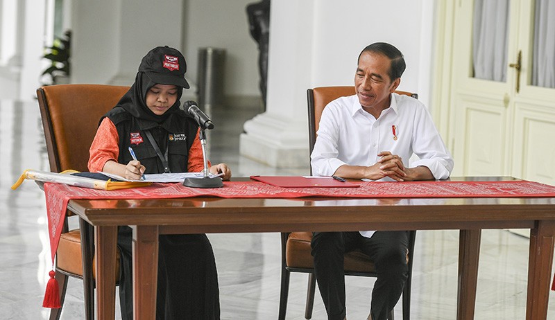 Presiden Jokowi Ikuti Coklit Data Pemilih Pemilu 2024 - Bagian 2