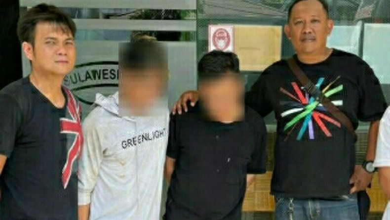 2 Pria Pelaku Jambret iPhone 11 di Manado Dibekuk Polisi