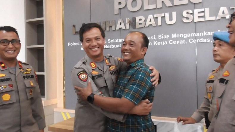 Kapolsek Torgamba dan Anggota Polres Labusel Berdamai usai Viral, Saling Minta Maaf