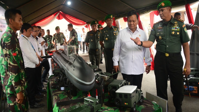 Menhan Prabowo Kagum dengan Inovasi Teknologi Buatan Prajurit Kodam Siliwangi