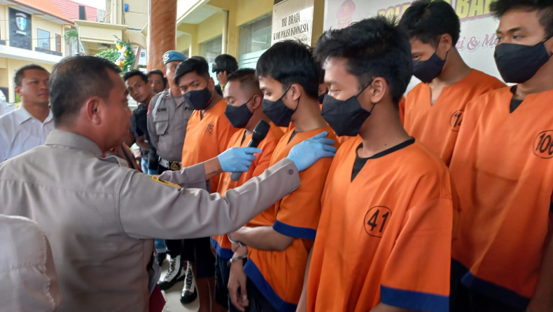 12 Pesilat di Banyuwangi Ditangkap Polisi gegara Penganiayaan, Sebagian Masih Pelajar