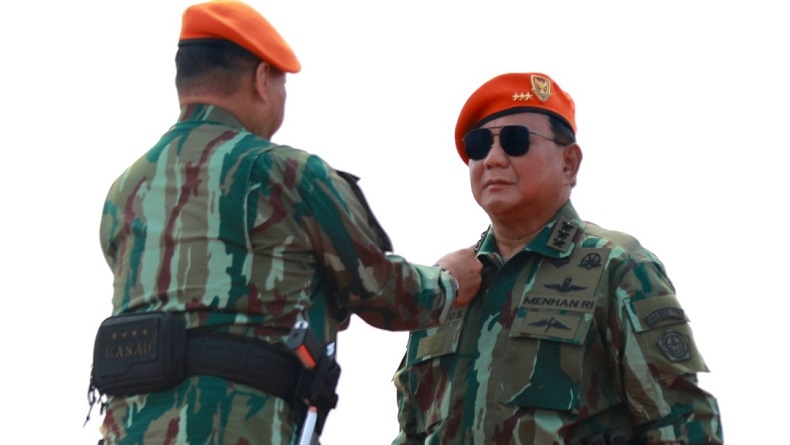 Prabowo Diangkat Jadi Warga Kehormatan Kopasgat TNI AU