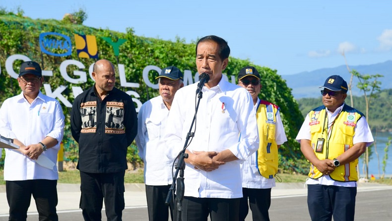 Presiden Jokowi Resmikan Jalan Akses Labuan Bajo-Golo Mori di NTT