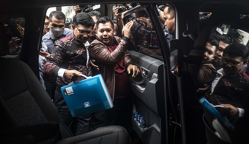 Menkominfo Johnny G Plate Kembali Diperiksa Kejagung - Bagian 1
