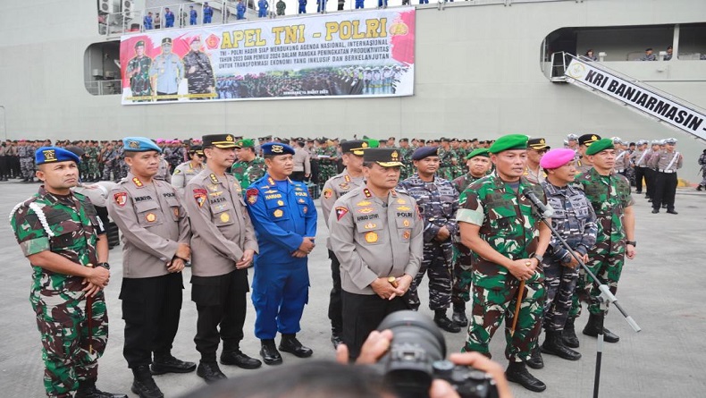 title Gelar Apel Bersama, Pangdam dan Kapolda Jateng Puji Kebersamaan TNI-Polri Gelar Apel Bersama, Pangdam dan Kapolda Jateng Puji Kebersamaan TNI-Polri