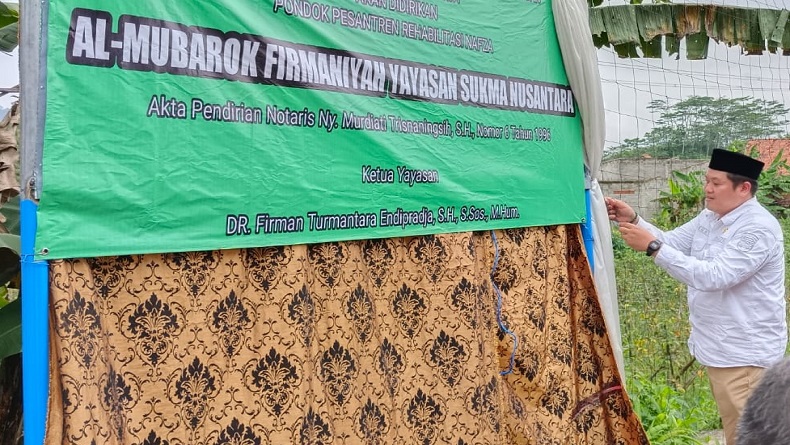 Ponpes Al Mubarok Firmaniyah Purwakarta Diresmikan, Akan Tampung Korban Narkoba