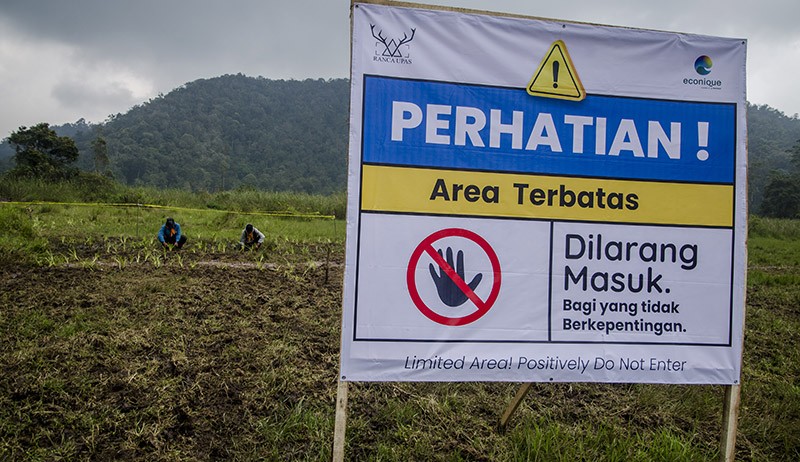 Area Wisata Ranca Upas Rusak akibat Motor Trail Ditanami Bibit Bunga Rawa - Bagian 1