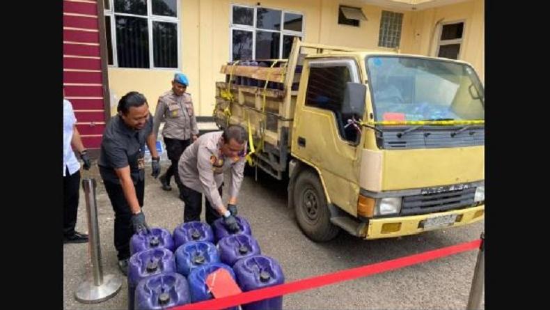 Buruh di Lebak Ditangkap Jual BBM Subsidi ke Pedagang Eceran, Terancam 6 Tahun Penjara