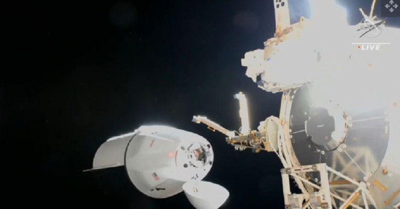  Bawa Perbekalan NASA, Kapsul Kargo SpaceX Dragon Tiba di ISS