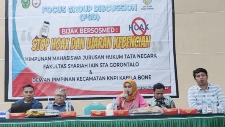 Diskominfotik Gorontalo Ajak Mahasiswa Perkuat Literasi Digital Cegah Hoaks