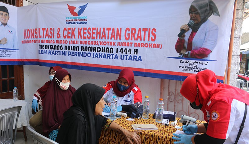 Kartini Perindo Gelar Cek Kesehatan Gratis di Cilincing - Bagian 1