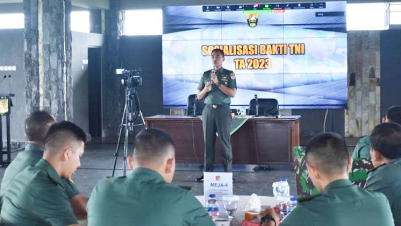 Kodam XIII/Merdeka Optimalisasi Program Bakti TNI dengan Pendekatan Kesejahteraan 