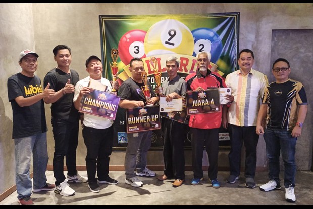 Gelar Turnamen Biliar, PWI DIY Ajak Jurnalis Minati Olahraga 