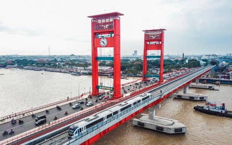 Jembatan Terpanjang di Indonesia, Salah Satunya Ikon Palembang 