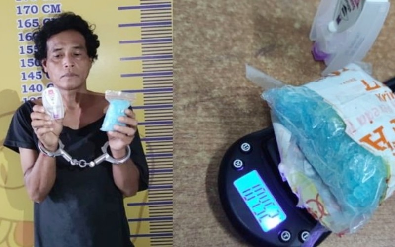 Jual 104 Gram Sabu ke Polisi, Buru di Palembang Ditangkap Polisi