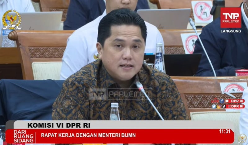 Erick Thohir Lapor Ke Dpr Soal Rencana Merger Bumn Galangan Kapal